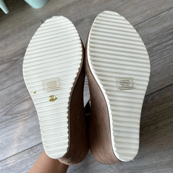 Stelle Monelle Studded T Strap Wedge Heel Sandal Made in  Italy - Picture 11 of 15